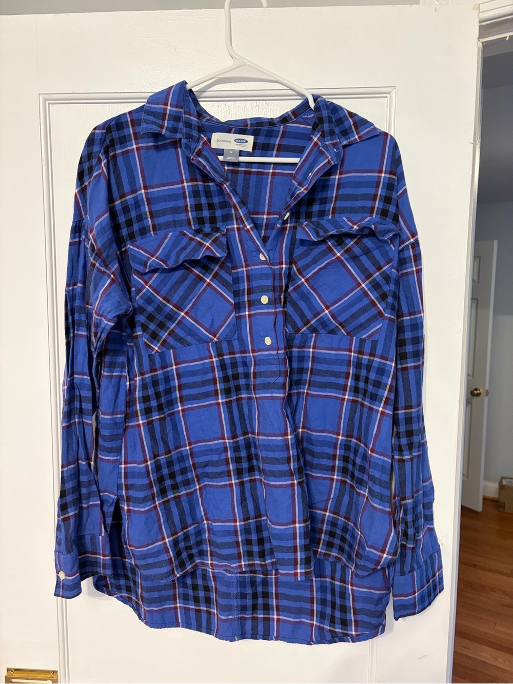 Old Navy Women’s Boyfriend Button Down Shirt